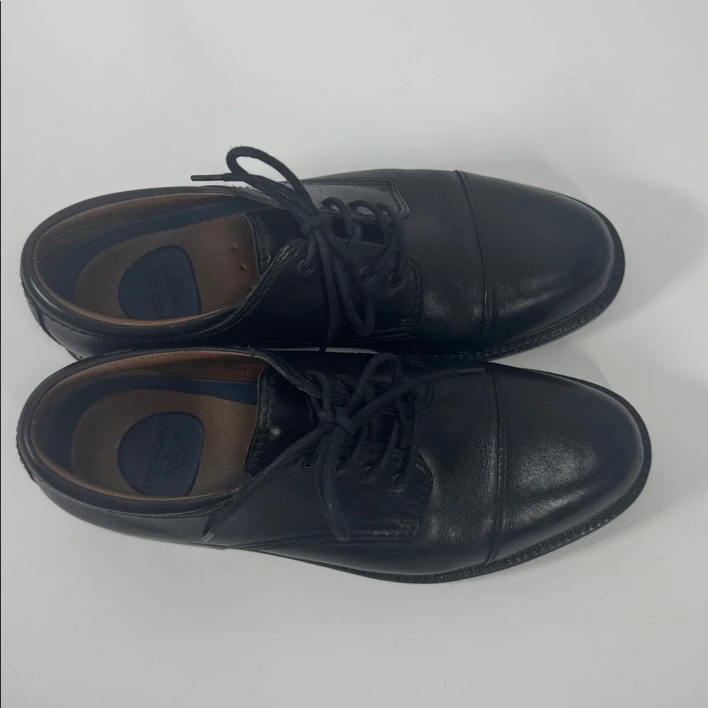Dockers Gordon Black Toe Polished Black‎ Size 10 1/2